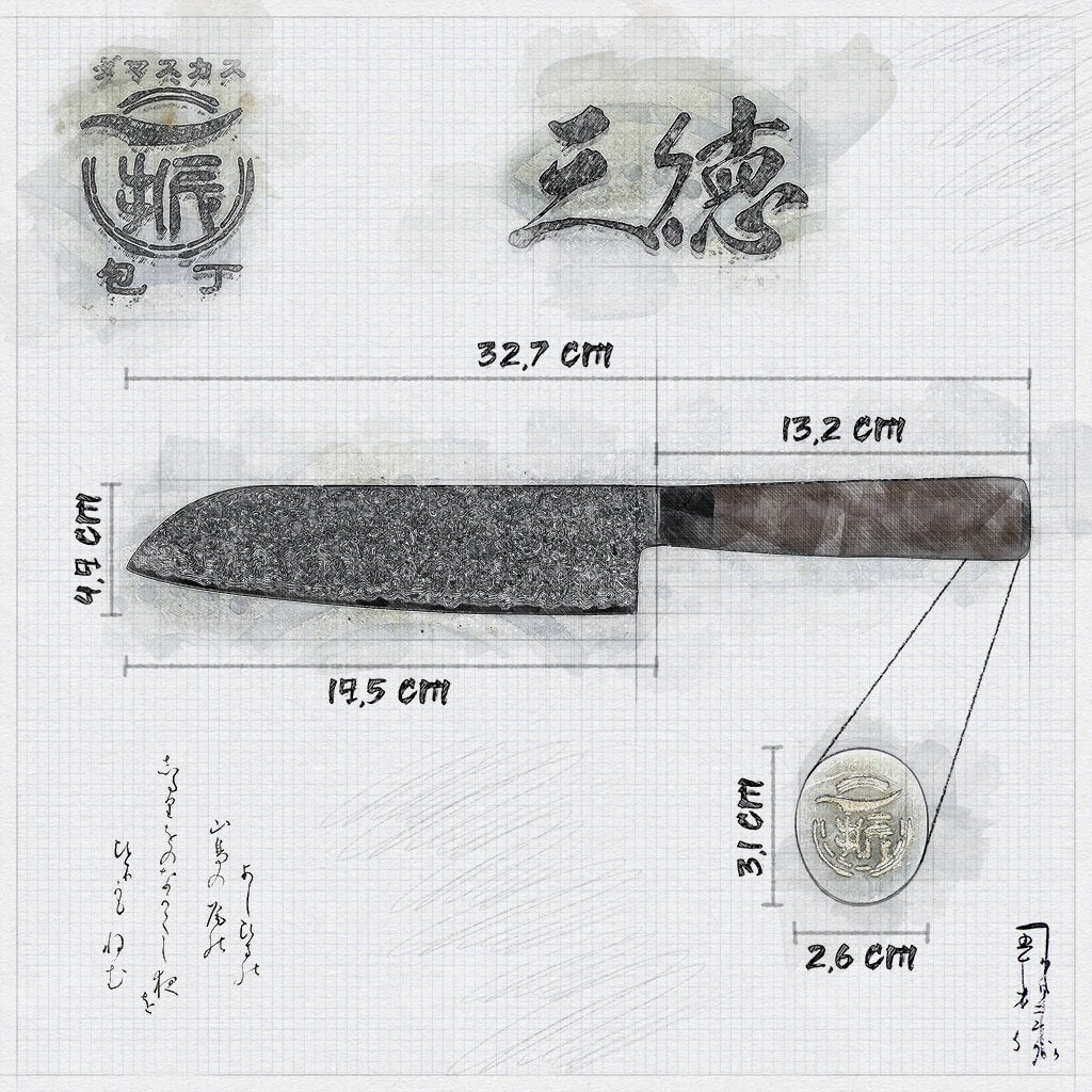 SANTOKU ナイフ